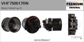 RENAULT NISSAN VHF750017RN - Ventilador habitáculo RENAULT Type 12V
