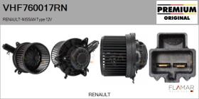 RENAULT NISSAN VHF760017RN - Ventilador habitáculo RENAULT Type 12V