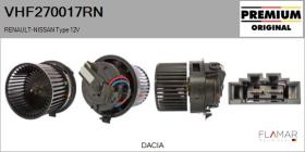 RENAULT NISSAN VHF270017RN - Ventilador habitáculo RENAULT Type 12V