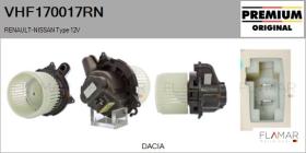 RENAULT NISSAN VHF170017RN - Ventilador habitáculo RENAULT Type 12V