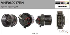 RENAULT NISSAN VHF960017RN - Ventilador habitáculo RENAULT Type 12V