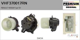 RENAULT NISSAN VHF370017RN - Ventilador habitáculo RENAULT Type 12V
