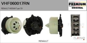 RENAULT NISSAN VHF060017RN - Ventilador habitáculo RENAULT Type 12V