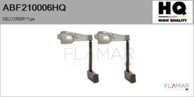 HQ ABF210006HQ - ESCOBILLAS ALTERNADOR