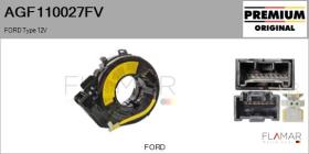 FORD-VOLVO-SAAB AGF110027FV - MUELLE ESPIRAL, AIRBAG  FORD TYPE 12V