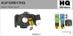 HQ AGF520017HQ - MUELLE ESPIRAL, AIRBAG  RENAULT-NISSAN TYPE 12V