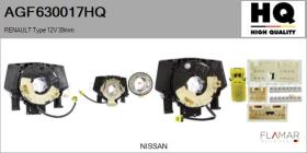 HQ AGF630017HQ - MUELLE ESPIRAL, AIRBAG  RENAULT TYPE 12V 39MM