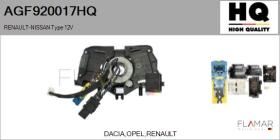 HQ AGF920017HQ - MUELLE ESPIRAL, AIRBAG  RENAULT-NISSAN TYPE 12V