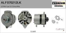 MAHLE ALF070212LK - ALTERNADOR  LETRIKA TYPE 12V 270AMP PR8