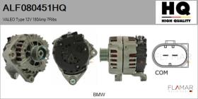 HQ ALF080451HQ - ALTERNADOR  VALEO TYPE 12V 180AMP PR7