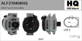 HQ ALF270404HQ - ALTERNADOR  DENSO TYPE 12V 210AMP PR8