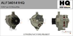 HQ ALF340141HQ - ALTERNADOR  FORD TYPE 12V 95AMP PR8