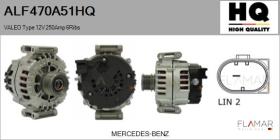 HQ ALF470A51HQ - ALTERNADOR  VALEO TYPE