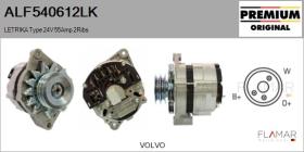 MAHLE ALF540612LK - ALTERNADOR  LETRIKA TYPE 24V 55AMP DP2