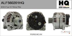 HQ ALF560201HQ - ALTERNADOR  BOSCH TYPE 12V 150AMP PR7