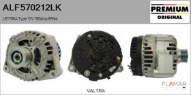 MAHLE ALF570212LK - ALTERNADOR  LETRIKA TYPE 12V 150AMP 6RIBS