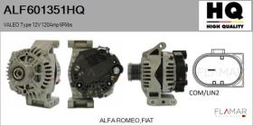 HQ ALF601351HQ - ALTERNADOR  VALEO TYPE 12V 120AMP