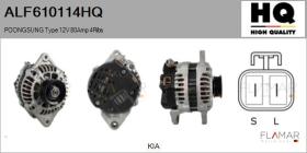 HQ ALF610114HQ - ALTERNADOR  POONGSUNG TYPE 12V 80AMP 4RIBS