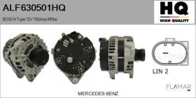 HQ ALF630501HQ - ALTERNADOR  BOSCH TYPE 12V 150AMP PR6