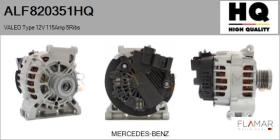 HQ ALF820351HQ - ALTERNADOR  VALEO TYPE 12V 115AMP PR5