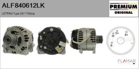 MAHLE ALF840612LK - ALTERNADOR  LETRIKA TYPE 24V 110AMP