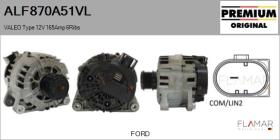 VALEO ALF870A51VL - ALTERNADOR  VALEO TYPE 12V