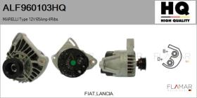HQ ALF960103HQ - ALTERNADOR  MARELLI TYPE 12V 65AMP PR4
