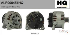 HQ ALF990451HQ - ALTERNADOR  VALEO TYPE 12V 150AMP PFR7