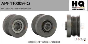 HQ APF110309HQ - POLEA INA TYPE PFR6 17 MM 60 MM 39,80 MM