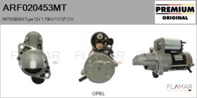MITSUBISHI ARF020453MT - MOTOR DE ARRANQUE MITSUBISHI TYPE 12V 1,70KW 11T CW