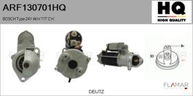 HQ ARF130701HQ - MOTOR DE ARRANQUE BOSCH TYPE 24V 4KW 11T CW