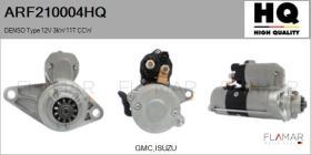 HQ ARF210004HQ - MOTOR DE ARRANQUE DENSO TYPE 12V