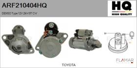 HQ ARF210404HQ - MOTOR DE ARRANQUE DENSO TYPE 12V 2KW 9T CW
