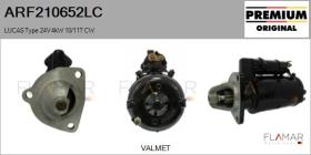 LUCAS ARF210652LC - MOTOR DE ARRANQUE LUCAS TYPE 24V 4KW 10/11T CW