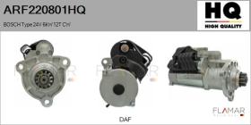 HQ ARF220801HQ - MOTOR DE ARRANQUE BOSCH TYPE 24V 6KW 12T CW