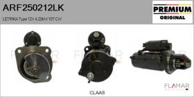 MAHLE ARF250212LK - MOTOR DE ARRANQUE LETRIKA TYPE 12V 4,20KW 10T CW