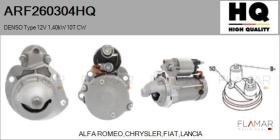 HQ ARF260304HQ - MOTOR DE ARRANQUE DENSO TYPE 12V 1,40KW 10T CW