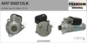MAHLE ARF350212LK - MOTOR DE ARRANQUE LETRIKA TYPE 12V 5,50KW 12T CW