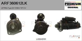 MAHLE ARF360612LK - MOTOR DE ARRANQUE LETRIKA TYPE 24V 10T CW