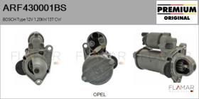 BOSCH ARF430001BS - MOTOR DE ARRANQUE BOSCH TYPE 12V 1,20KW 13T CW