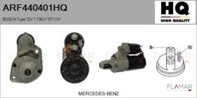 HQ ARF440401HQ - MOTOR DE ARRANQUE BOSCH TYPE 12V 1,10KW 10T CW