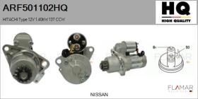 HQ ARF501102HQ - MOTOR DE ARRANQUE HITACHI TYPE 12V 1,40KW 13T CCW