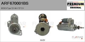 BOSCH ARF670001BS - MOTOR DE ARRANQUE 4KW 13T CW
