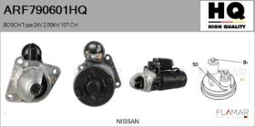 HQ ARF790601HQ - MOTOR DE ARRANQUE BOSCH TYPE 24V 2,50KW 10T CW