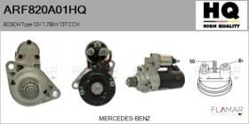 HQ ARF820A01HQ - MOTOR DE ARRANQUE BOSCH TYPE 12V 1,70KW 13T CCW