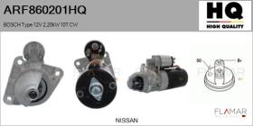 HQ ARF860201HQ - MOTOR DE ARRANQUE BOSCH TYPE 12V 2,20KW 10T CW