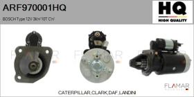 HQ ARF970001HQ - MOTOR DE ARRANQUE BOSCH TYPE 12V
