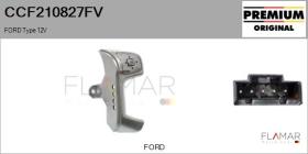 FORD-VOLVO-SAAB CCF210827FV - INTERRUPTOR CONTROL, REGULADOR DE VELOCIDAD  FORD TYPE 12V