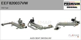 VW EEF820037VW - ELEMENTO ENFRIADOR,RECICLAJE GASES ESCAPE VAG TYPE