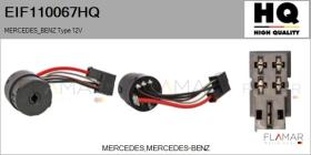 HQ EIF110067HQ - INTERRUPTOR DE ENCENDIDO/ARRANQUE MERCEDES TYPE 12V